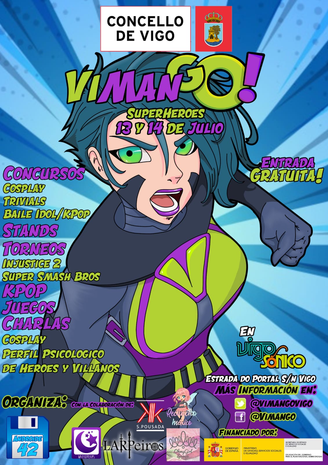 VimanGo Superheroes e Superheroínas 2019